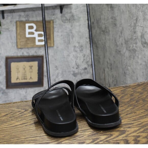 Tommy Hilfiger Womens Jiana 2 Strap Slide Sandals TWJIANA Black 9.5M - Picture 4 of 12